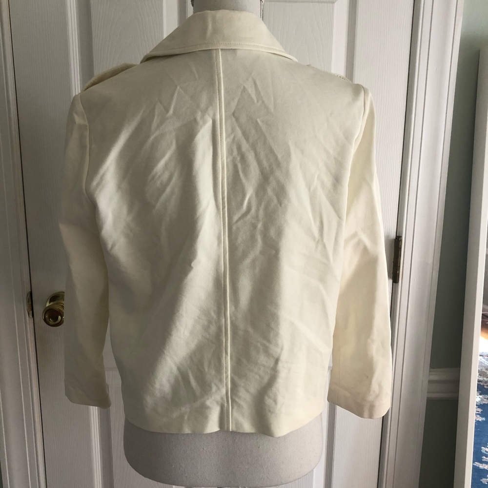 WHBM Cream Blazer/Jacket - Picture 4 of 9